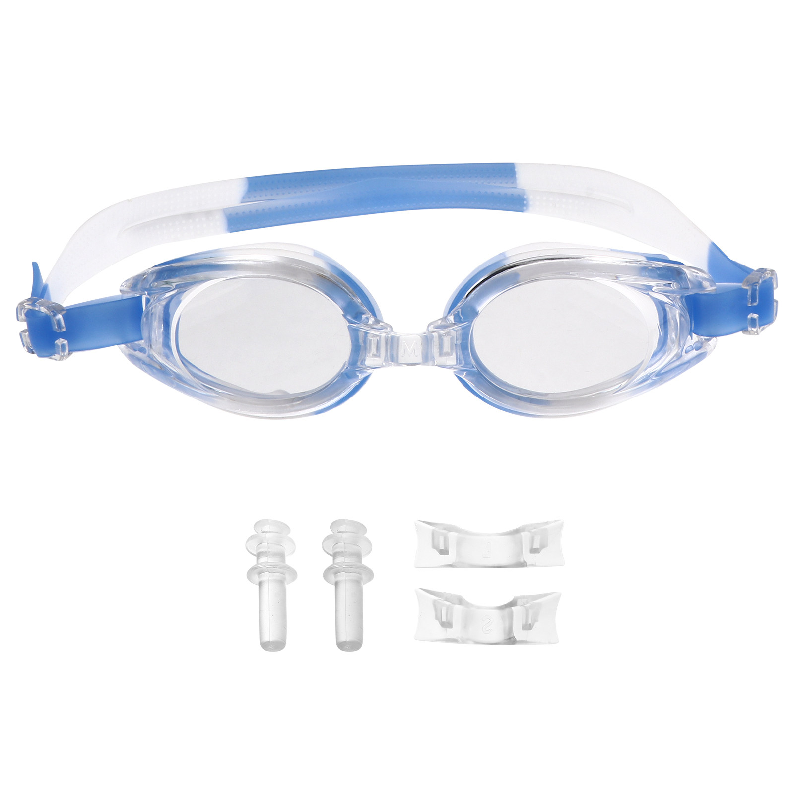 Swimming Goggles Anti Fog - แว่นตาว่ายน้ำสำหรับผู้ใหญ่ เลนส์เคลือบสองชั้นป้องกันฝ้า กรอบเล็ก มองเห็นได้กว้าง ให้ประสบการณ์การมองเห็นที่คมชัด