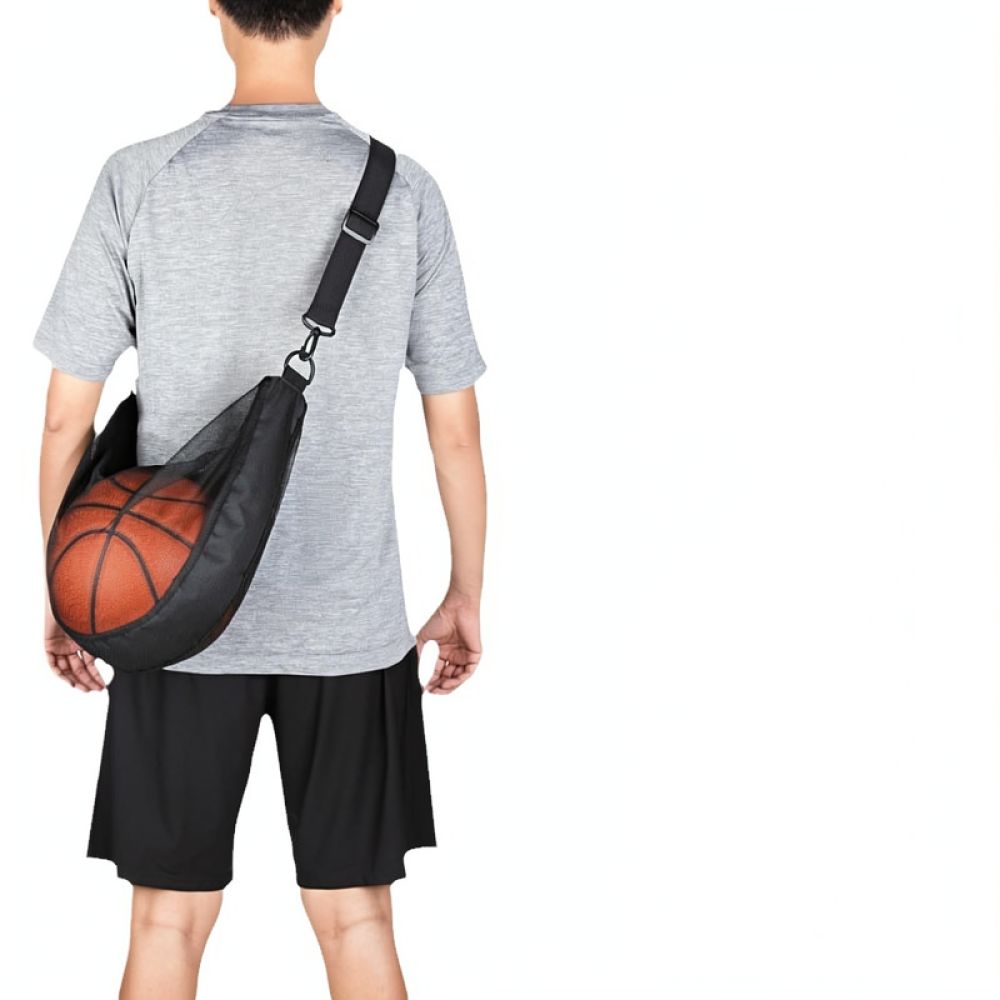 Sports Equipment Outdoor Storage - กระเป๋าสะพายไหล่สำหรับใส่ลูกบาสเก็ตบอล ความจุสูง สำหรับกีฬากลางแจ้ง ฟุตบอล วอลเลย์บอล กระเป๋าเก็บอุปกรณ์