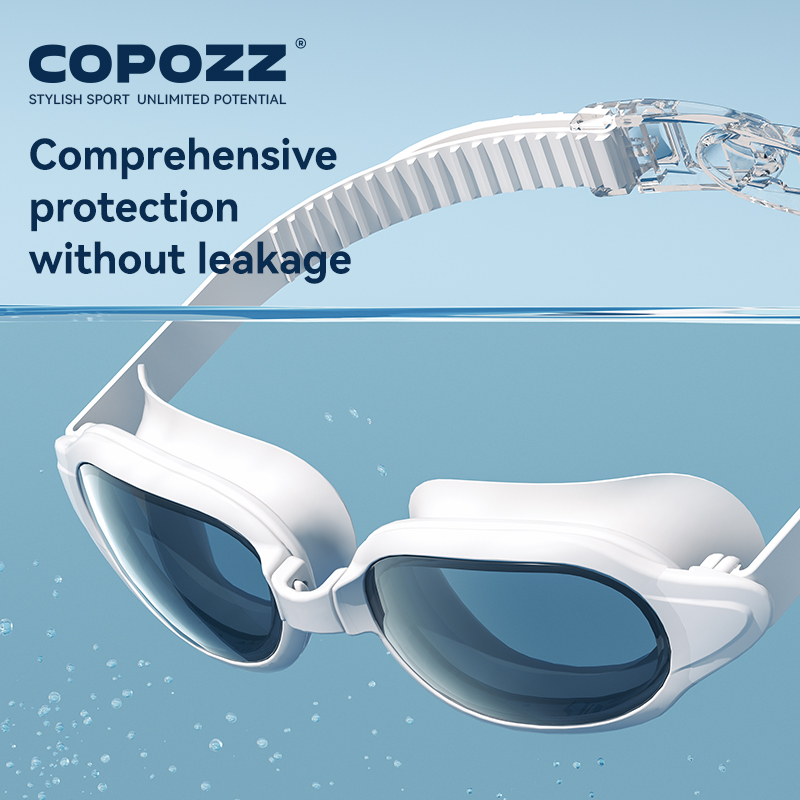 Swimming Goggles Anti Fog - COPOZZ สายตาสั้นแว่นตาว่ายน้ําชายหญิงผู้ใหญ่แว่นตาว่ายน้ํา CoNANO นําเข้า Anti หมอกสระว่ายน้ําแว่นตาว่ายน้ําแว่นตา