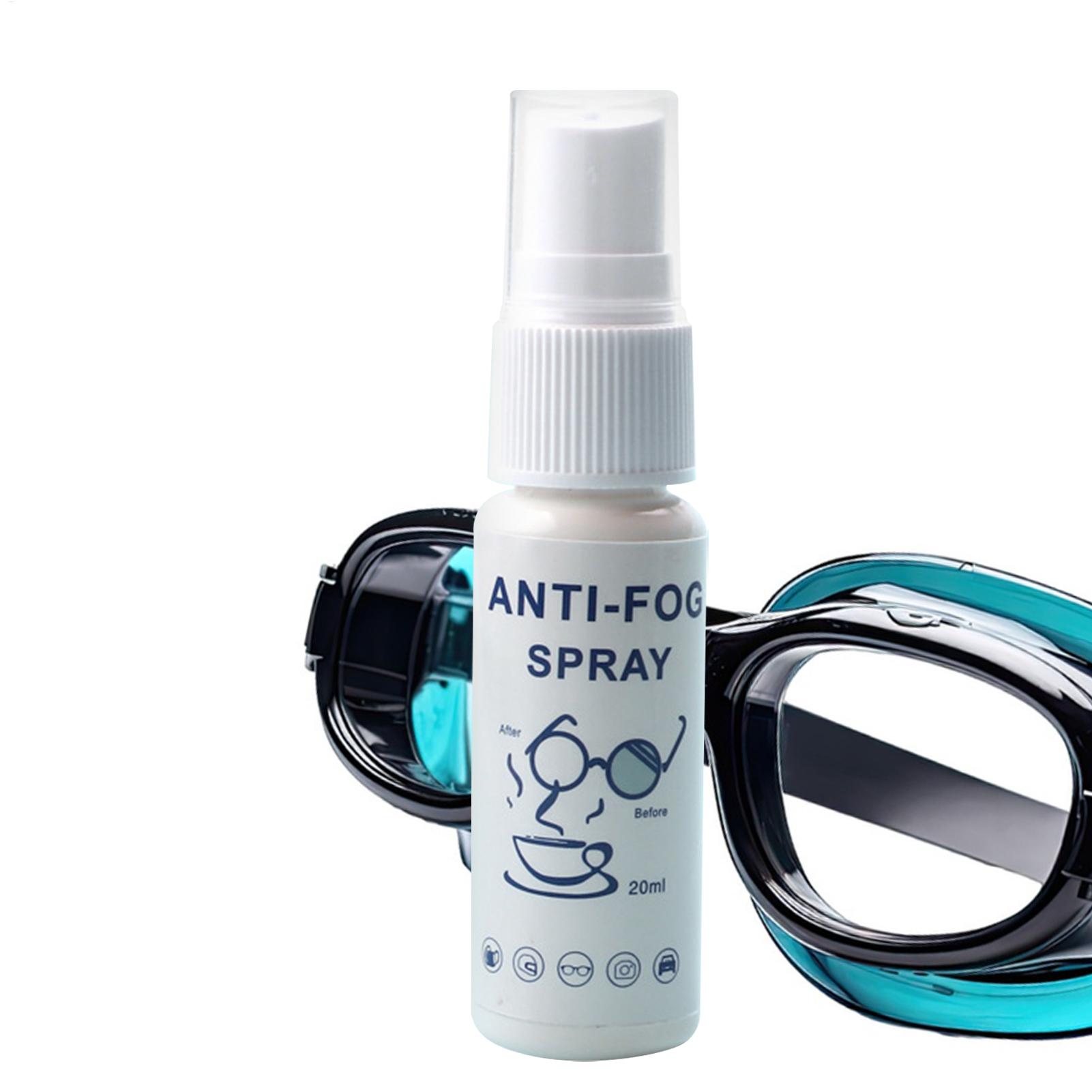 Swimming Goggles Anti Fog - 20ml สเปรย์ป้องกันหมอกสําหรับแว่นตากระจก Defogger เลนส์แว่นตาทําความสะอาดกระจกความปลอดภัยแว่นตา Defogger กระจกเคลือบตัวแทน