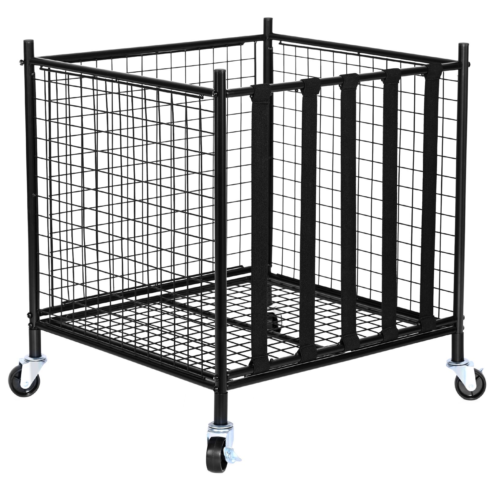 รถเข็นเก็บลูกบอลกีฬาแบบม้วนได้ - Sports Equipment Outdoor Storage บทวิจารณ์และราคา