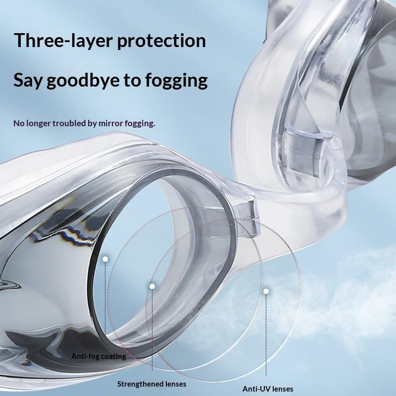 1PC แว่นตาซิลิโคน HD กันน้ำและ - Swimming Goggles Anti Fog บทวิจารณ์และราคา