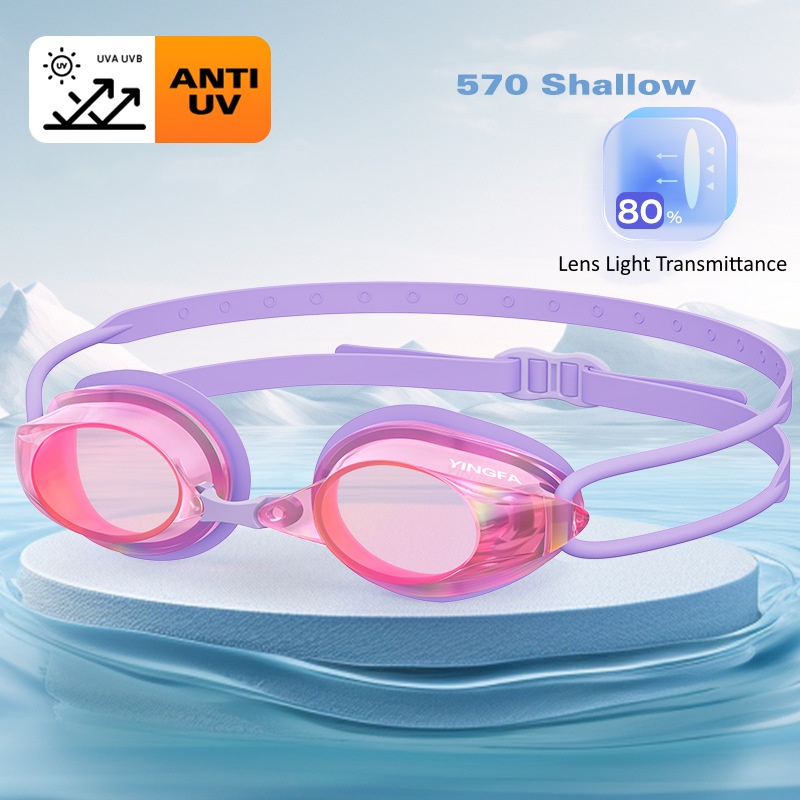 แว่นตาว่ายน้ำสำหรับแข่งขันแบบ  - Swimming Goggles Anti Fog บทวิจารณ์และราคา