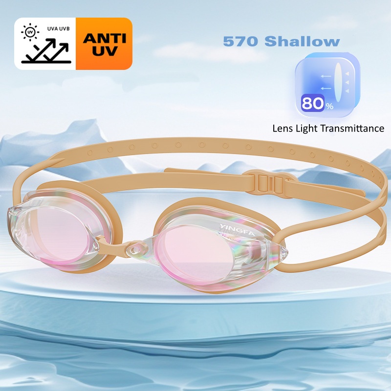 แว่นตาว่ายน้ำสำหรับแข่งขันแบบ  - Swimming Goggles Anti Fog บทวิจารณ์และราคา