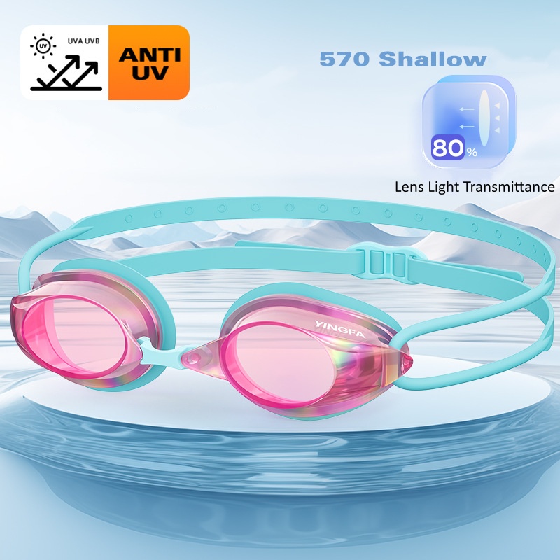 แว่นตาว่ายน้ำสำหรับแข่งขันแบบ  - Swimming Goggles Anti Fog บทวิจารณ์และราคา