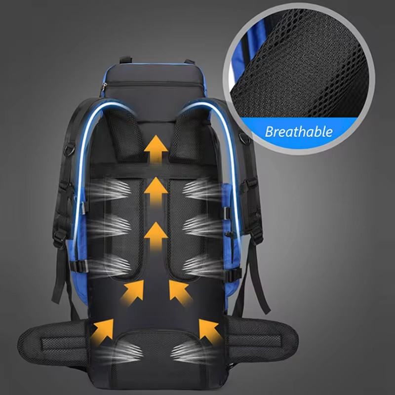 กระเป๋าเป้เดินป่ากันน้ำขนาด 90 - Sports Equipment Outdoor Storage บทวิจารณ์และราคา