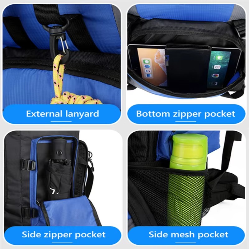 กระเป๋าเป้เดินป่ากันน้ำขนาด 90 - Sports Equipment Outdoor Storage บทวิจารณ์และราคา
