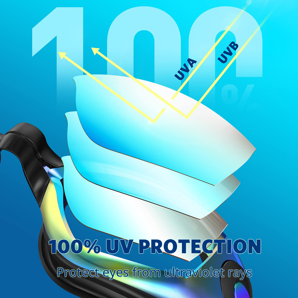 แว่นตาว่ายน้ํามืออาชีพแว่นตาว่ - Swimming Goggles Anti Fog บทวิจารณ์และราคา