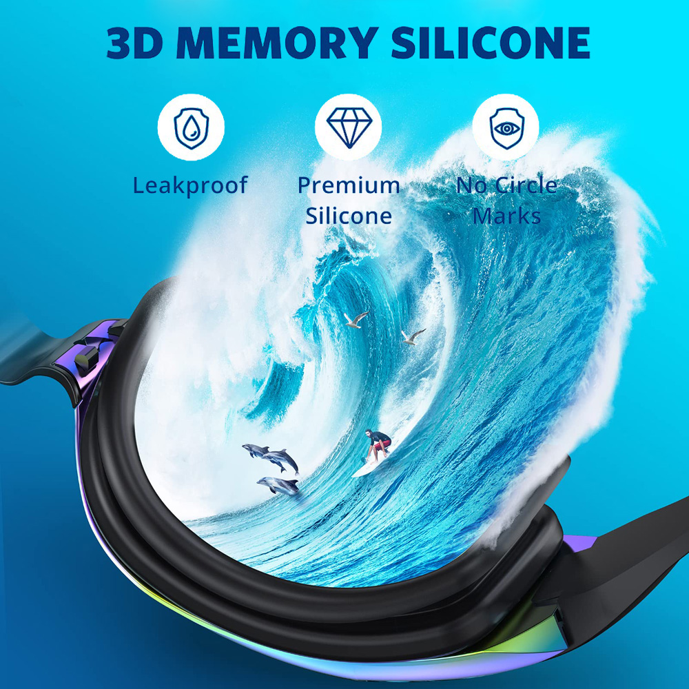 แว่นตาว่ายน้ํามืออาชีพแว่นตาว่ - Swimming Goggles Anti Fog บทวิจารณ์และราคา