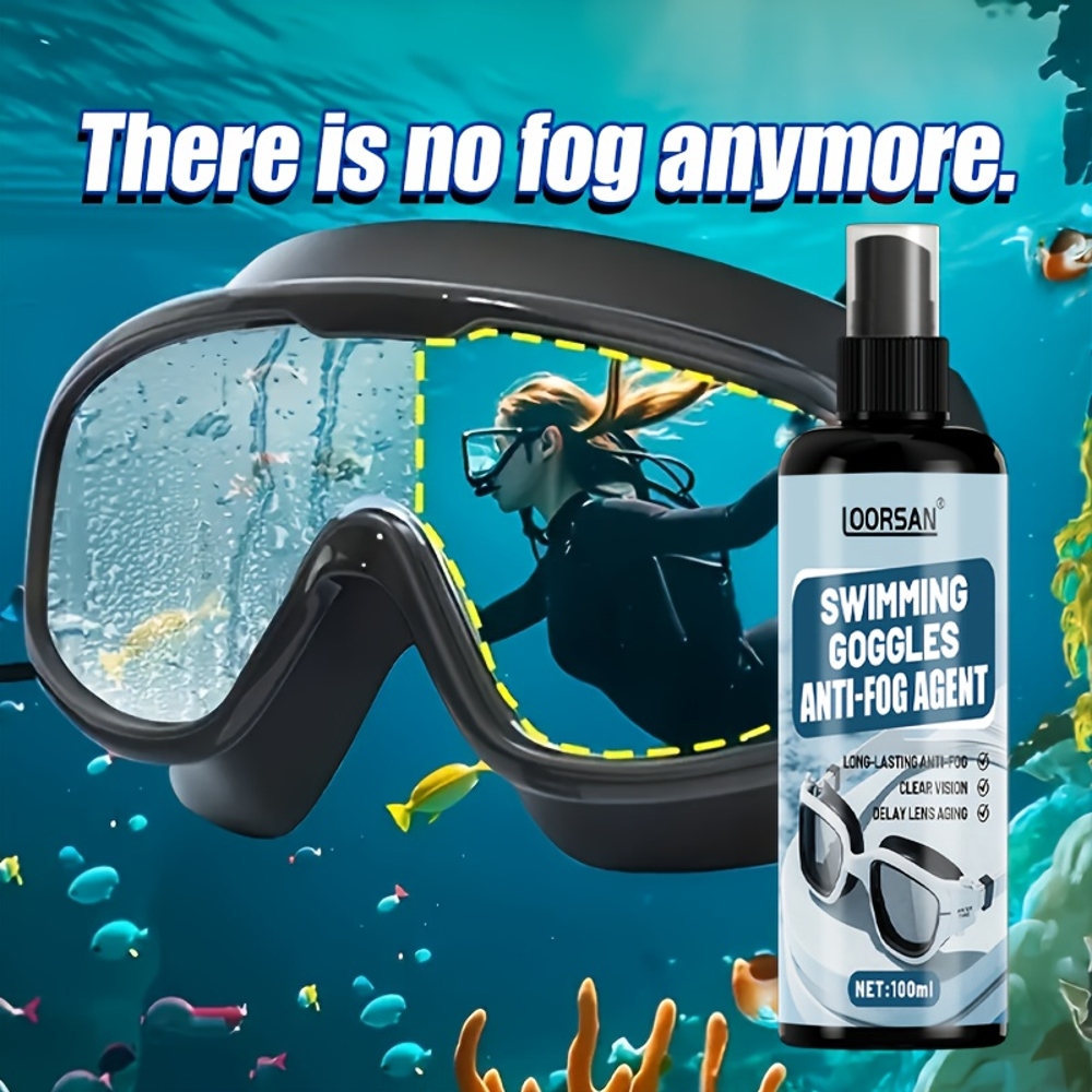 สเปรย์ป้องกันฝ้าสำหรับแว่นตา L - Swimming Goggles Anti Fog บทวิจารณ์และราคา