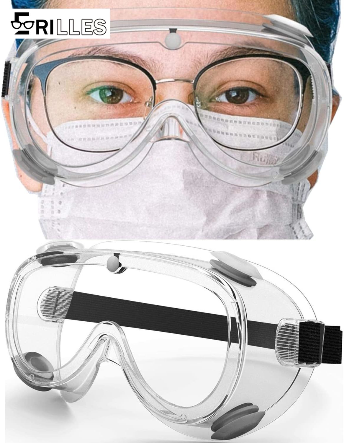 แว่นตานิรภัยสำหรับกีฬาทางน้ำ ป - Swimming Goggles Anti Fog บทวิจารณ์และราคา